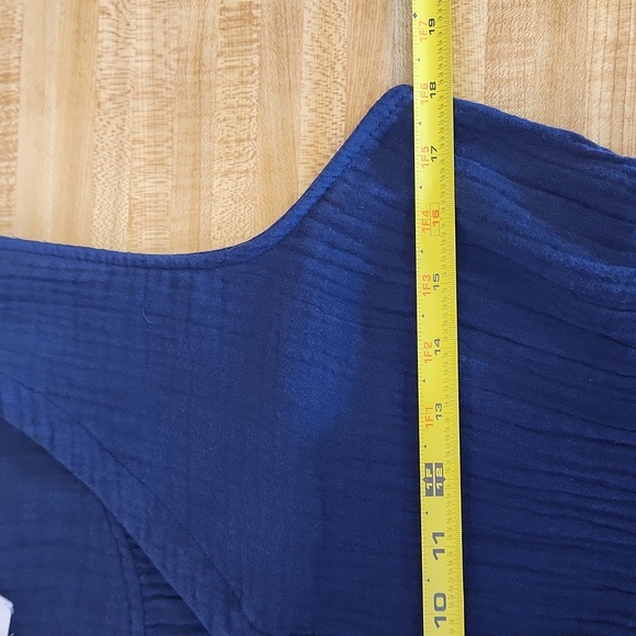 BEACHLUNCHLOUNGE Lexa Midi Dress Navy, size M - Picture 8 of 13